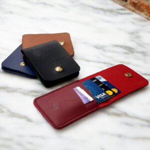 Leatherette card holder