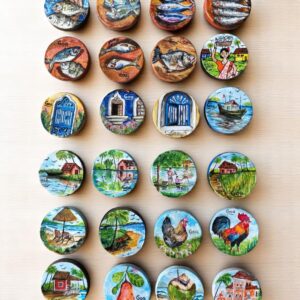 Clay Goa Magnets
