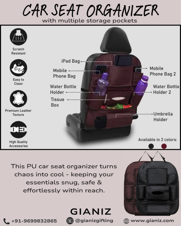 Car Seat Organizer
