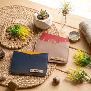 Slim Passport Sleeve With V-cut Access - Vegan Leather
