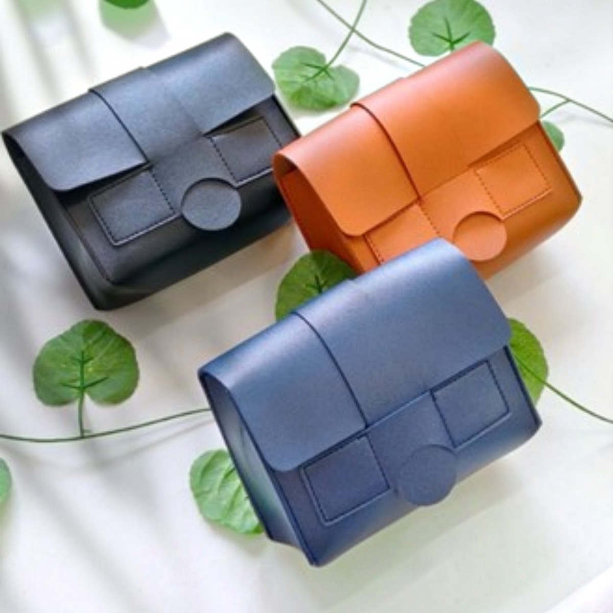 Mouse & Charger Pouch - Vegan Leather - Image 2