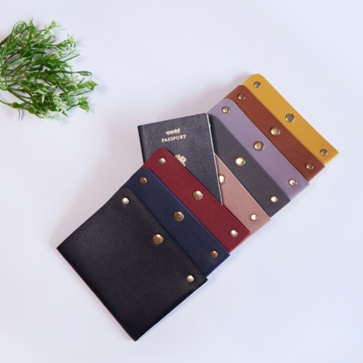 Simple Passport Cover - Vegan Leather - Image 2