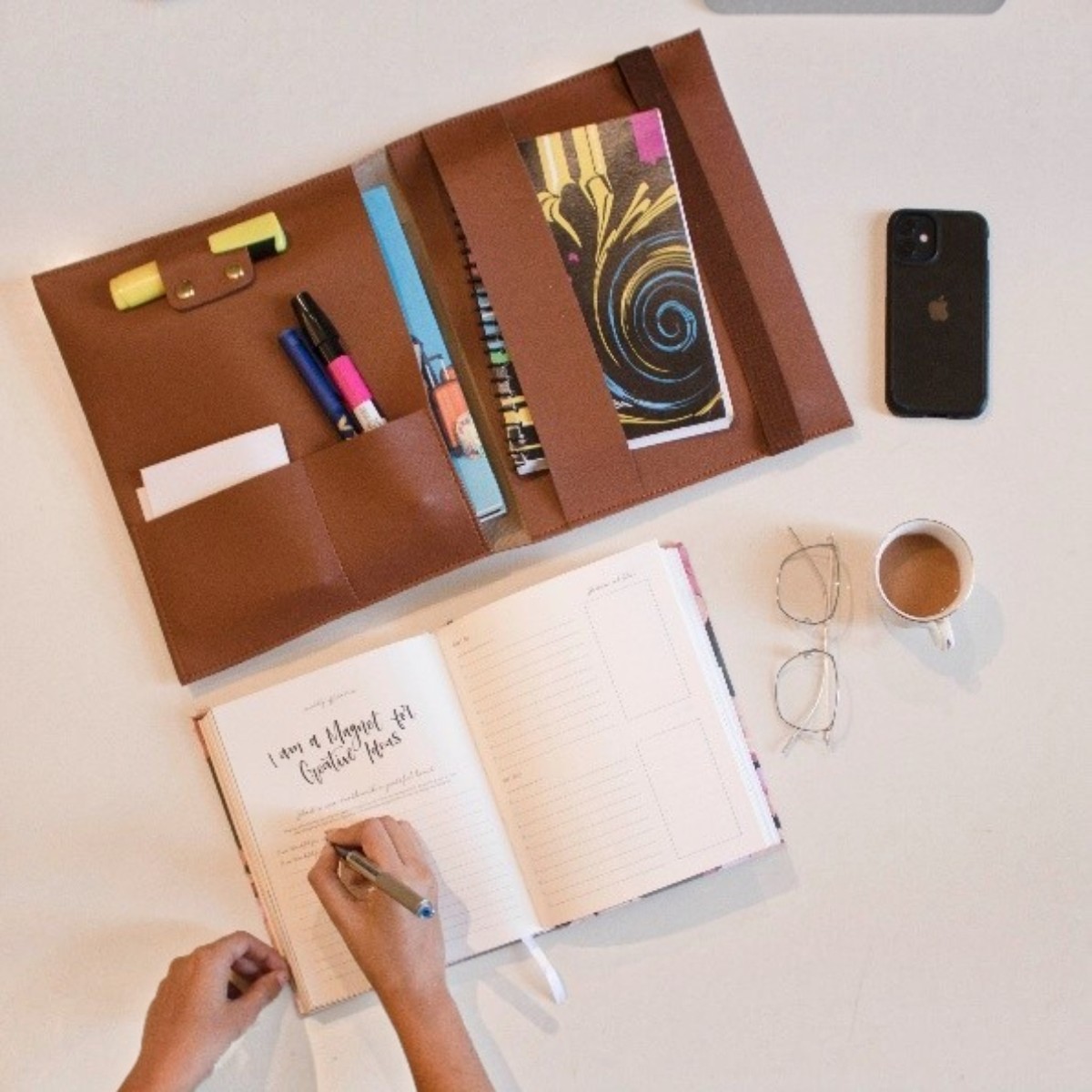 Business Meeting Organizer - Vegan Leather - Image 2