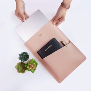 Vertical Laptop Sleeve - Vegan Leather